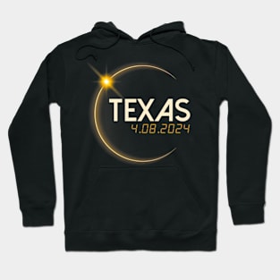 Texas Total Solar Eclipse April 8 2024 Texas Solar Eclipse Hoodie